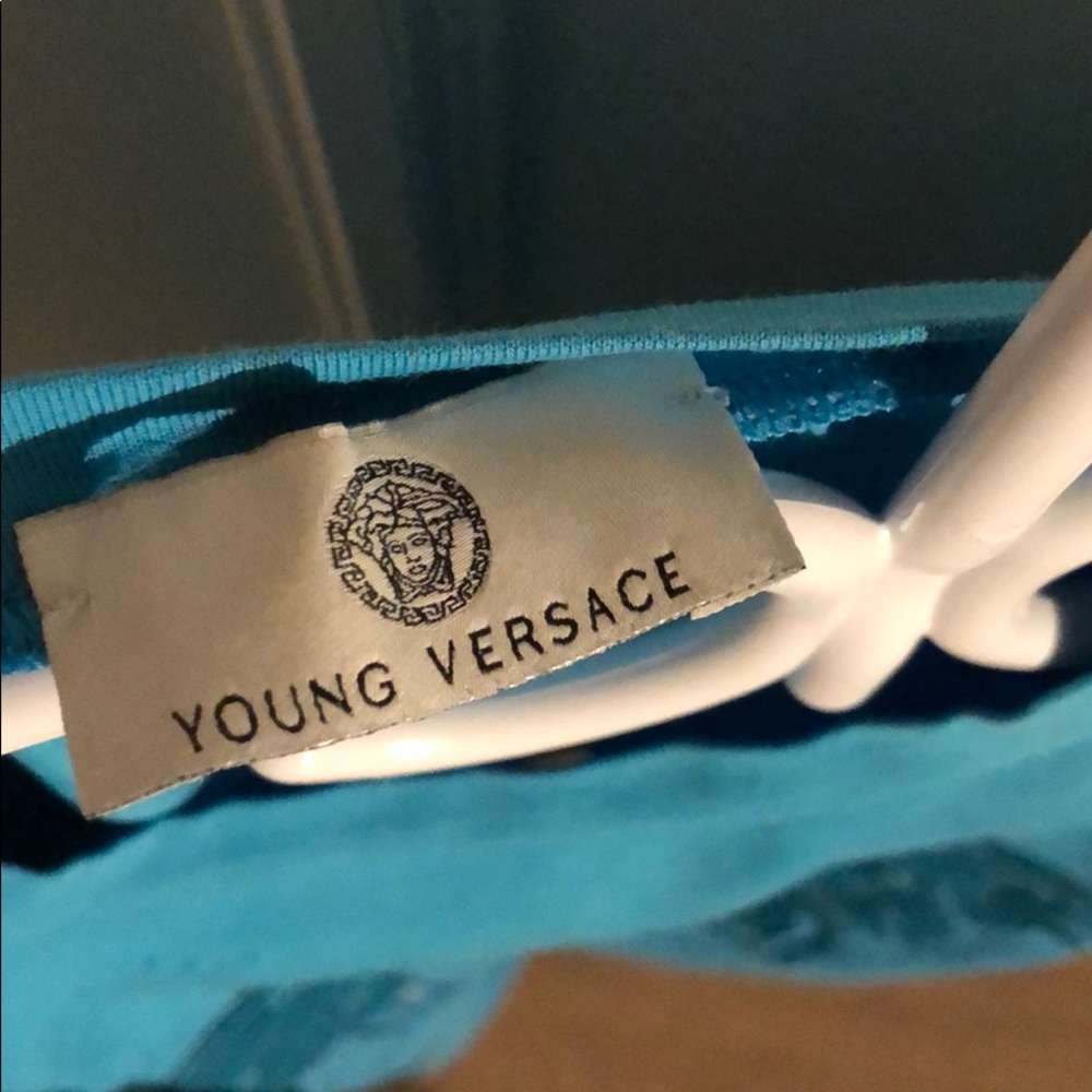 ⚜️Flash Sale⚜️Blue/turquoise Versace Shirt Medusa - Picture 3 of 3